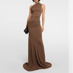 Entire Studios Draped One Shoulder Jersey Gown (never worn)